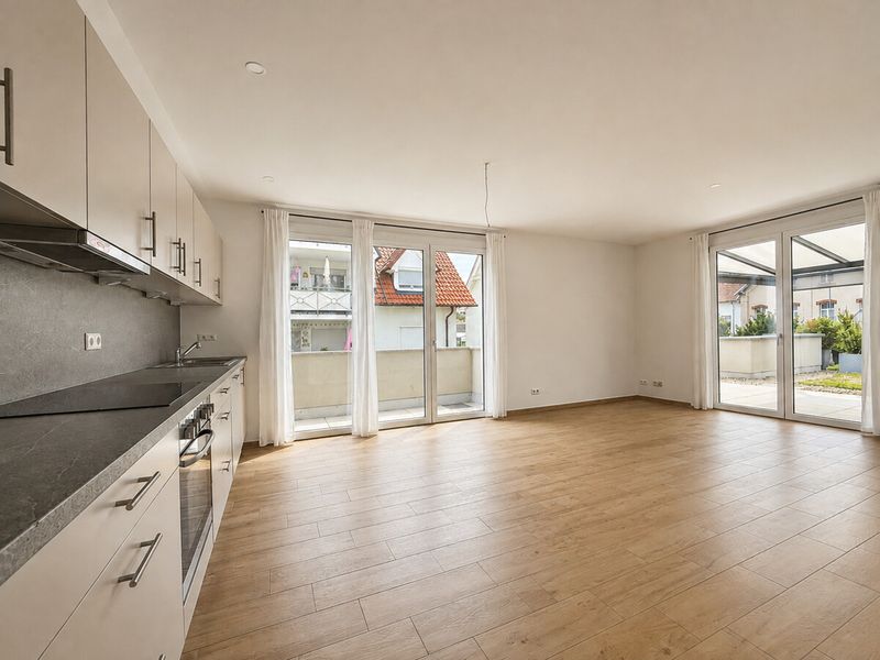 Moderne barrierefreie 2-Zimmerwohnung mit Dachgarten und Stellplatz in Endingen am Kaiserstuhl
